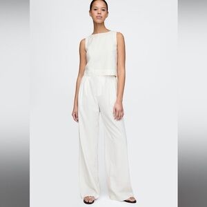 GAP Cream Linen Trousers